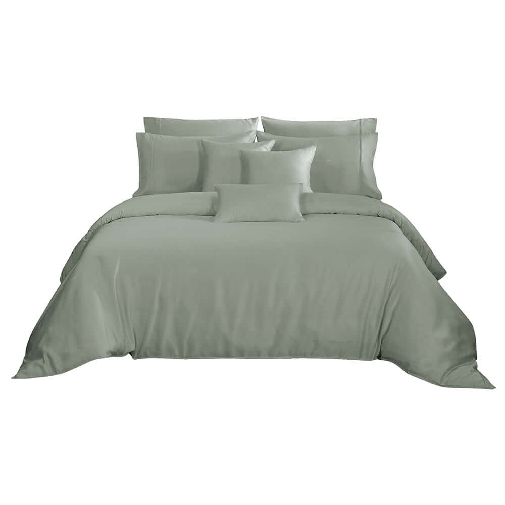 ชุดผ้าปูที่นอน 6 ฟุต 3 ชิ้น AKEMI รุ่น Earnest Dobby 9557108834156 สี Dutton Stony Grey (ไม่รวมผ้านวม)