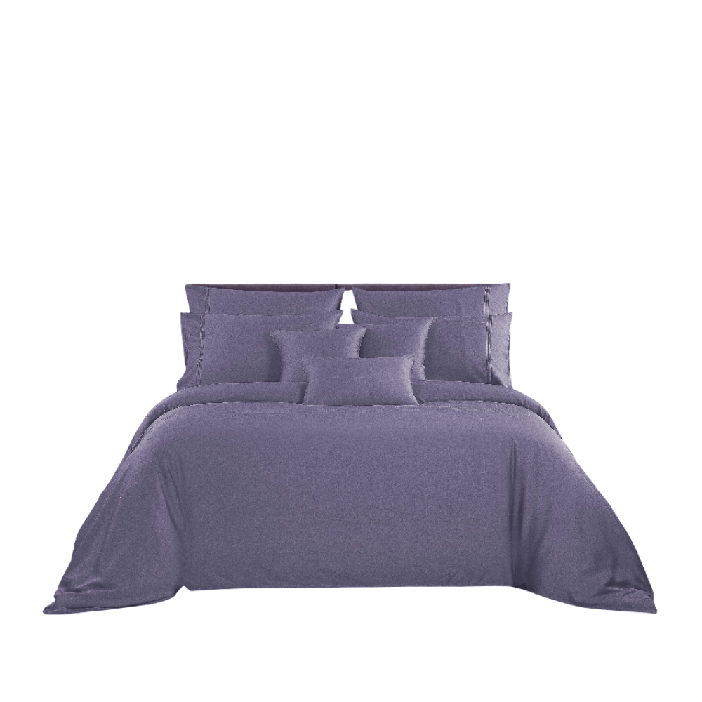 ชุดผ้าปูที่นอน 6 ฟุต 5 ชิ้น AKEMI รุ่น EARNEST DOBBY 9557108613935 สี VERNONE LILAC (ไม่รวมผ้านวม)_0