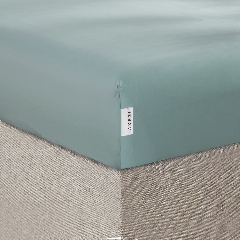 ชุดผ้าปูที่นอน 6 ฟุต 5 ชิ้น AKEMI รุ่น Gladice Solid 9557108483446 สี Jade Green (ไม่รวมผ้านวม)