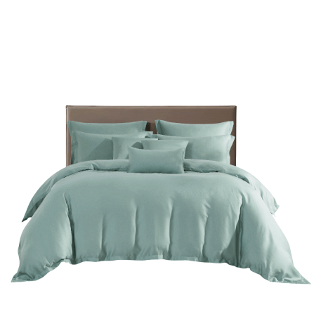 ชุดผ้าปูที่นอน 6 ฟุต 5 ชิ้น AKEMI รุ่น Gladice Solid 9557108483446 สี Jade Green (ไม่รวมผ้านวม)_0