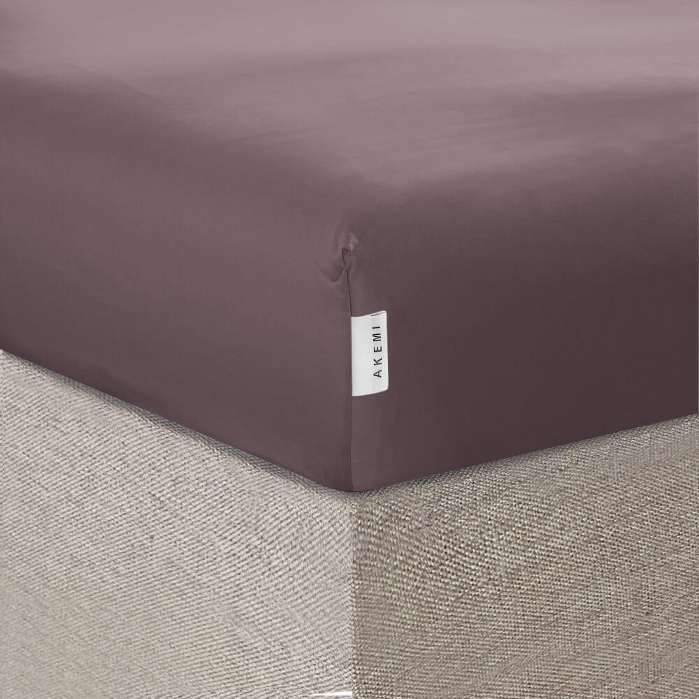 ชุดผ้าปูที่นอน 6 ฟุต 5 ชิ้น AKEMI รุ่น Gladice Solid 9557108483149 สี Velvet Choco (ไม่รวมผ้านวม)