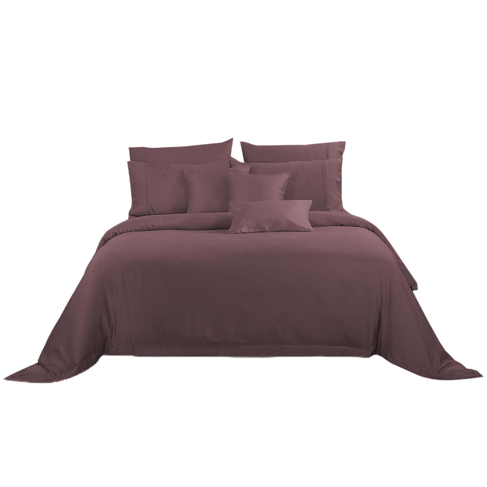 ปลอกผ้านวม ทวินไซซ์ AKEMI รุ่น ACCORD DOBBY 9557108114159 ขนาด 177 X 229 ซม. สี GINGKO OPERA WINE