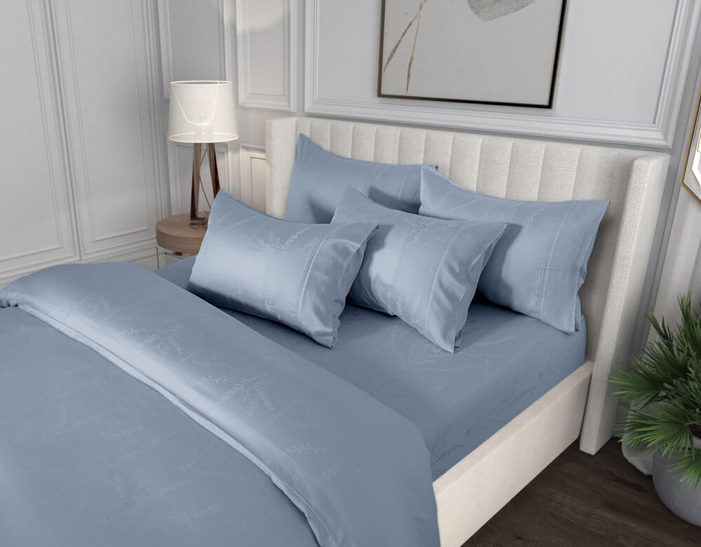 ปลอกผ้านวม ทวินไซซ์ AKEMI รุ่น ACCORD DOBBY 9557108529854 ขนาด 177 X 229 ซม. สี BORIS CELESTIAL BLUE_7