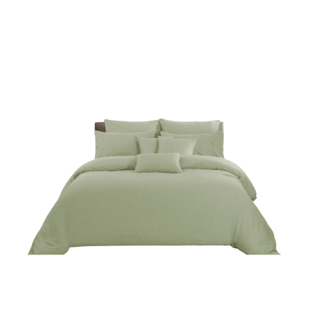 ปลอกผ้านวม คิงไซซ์ AKEMI รุ่น Colour Radiant 9557108579293 ขนาด 257 x 229 ซม. สี Willow Green_0