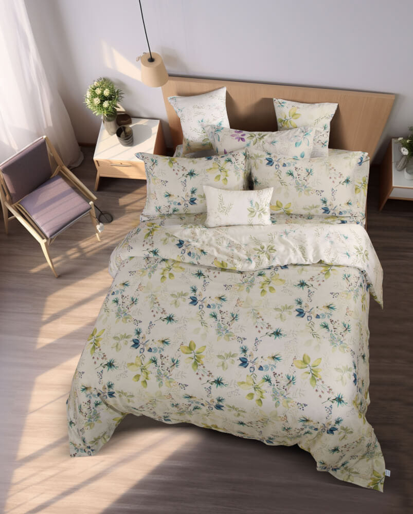ชุดผ้าปูที่นอน 3.5 ฟุต 3 ชิ้น AKEMI รุ่น VIRTUOUS PRINTS 9557108650244 สี NATARIA (ไม่รวมผ้านวม)_2