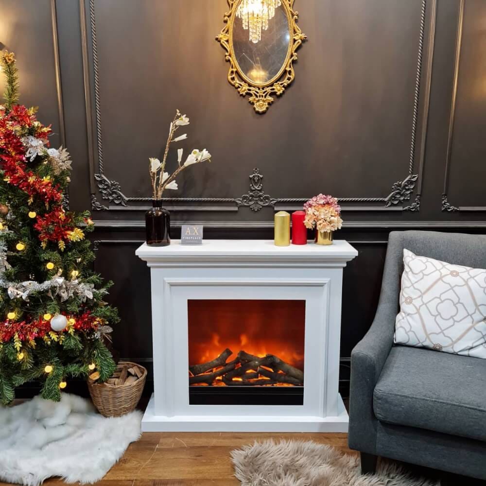 เตาผิงไฟฟ้า A.X FIREPLACES รุ่น AX-HP 13 ขนาด  90 X 25 X 80 ซม. ระบบไฟ LED_6