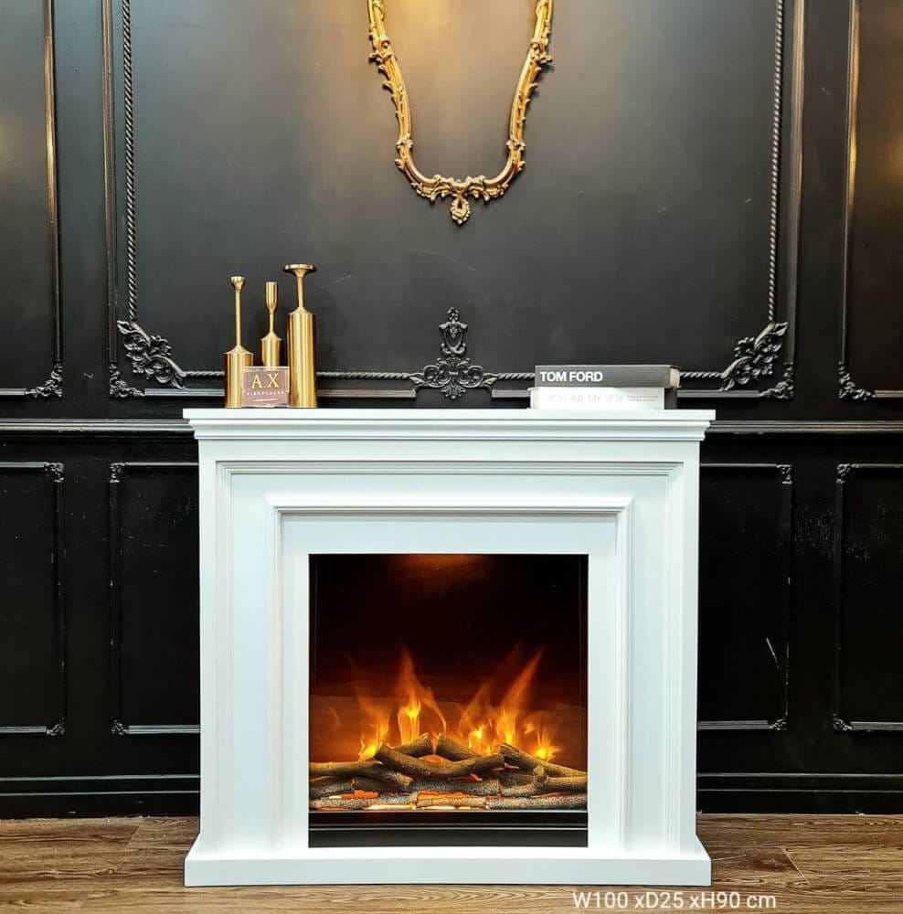 เตาผิงไฟฟ้า A.X FIREPLACES รุ่น AX-HP 14 ขนาด  100 X 25 X 90 ซม. ระบบไฟ LED_1