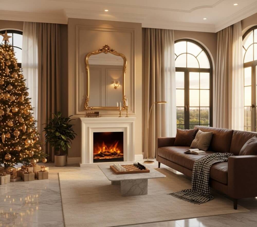 เตาผิงไฟฟ้า A.X FIREPLACES รุ่น AX-HP 14 ขนาด  100 X 25 X 90 ซม. ระบบไฟ LED_5