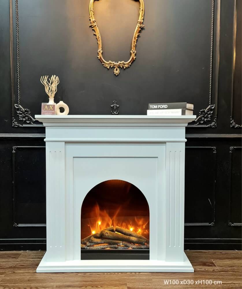เตาผิงไฟฟ้า A.X FIREPLACES รุ่น AX-HP 16 ขนาด  100 X 30 X 100 ซม. ระบบไฟ LED_1
