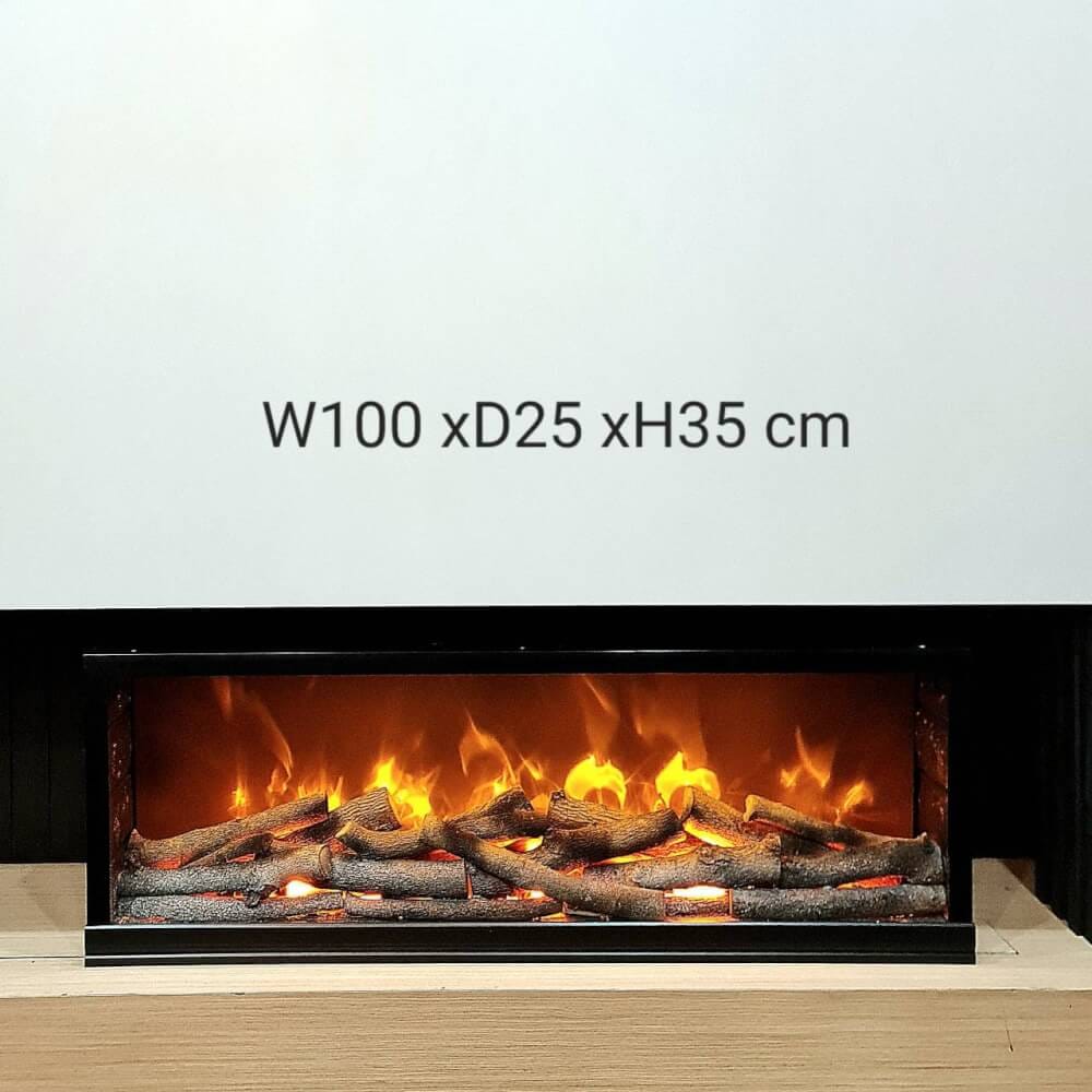 จอเตาผิงไฟฟ้า A.X FIREPLACES รุ่น AX-HP 2 ขนาด 100x25 x35 ซม. ระบบไฟ LED_3