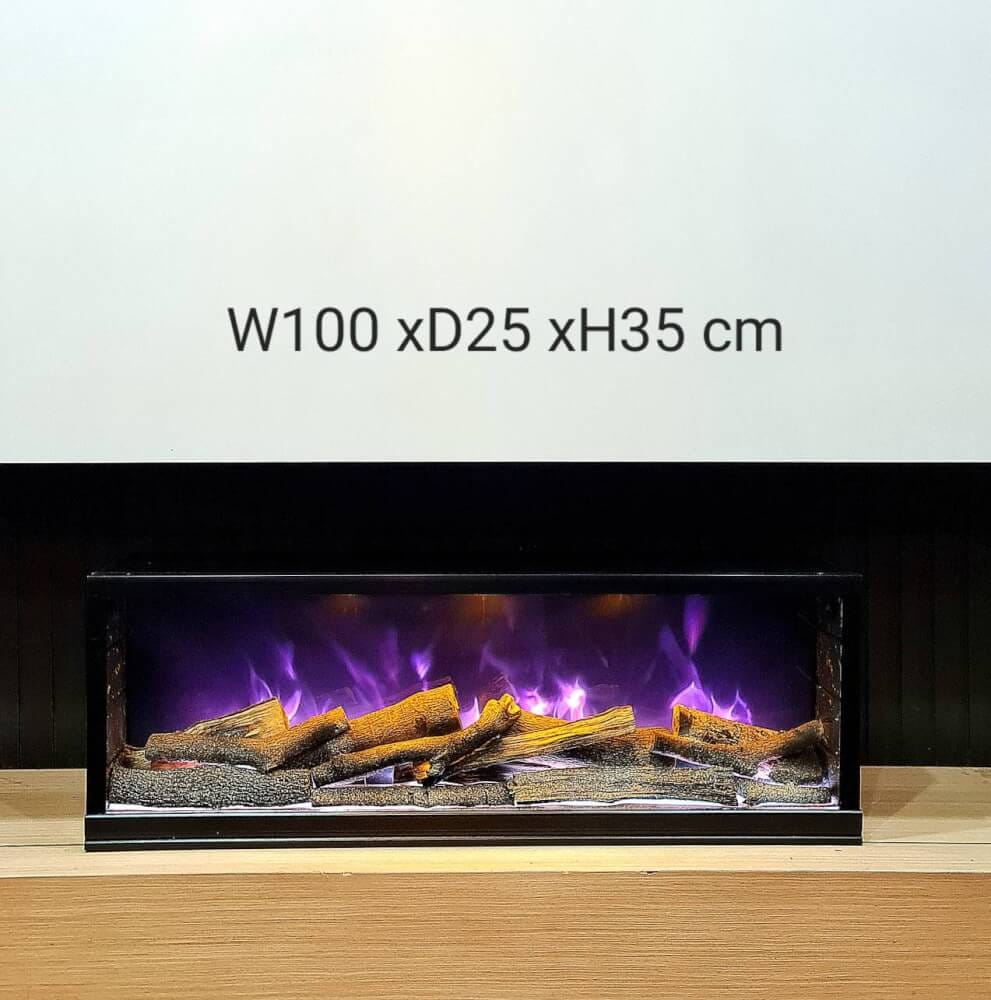 จอเตาผิงไฟฟ้า A.X FIREPLACES รุ่น AX-HP 3 ขนาด 100x25x35 x ซม. ระบบไฟ LED _3