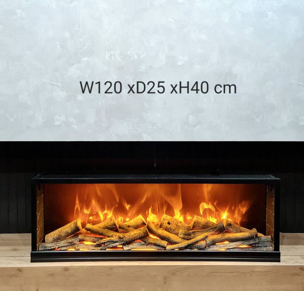จอเตาผิงไฟฟ้า A.X FIREPLACES รุ่น AX-HP 4 ขนาด 120x25x40 ซม. ระบบไฟ LED _3