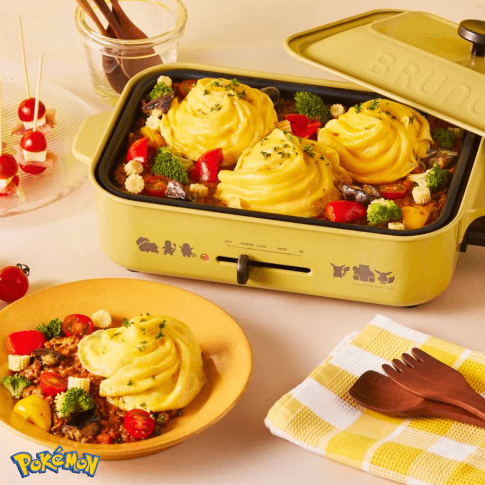 กระทะไฟฟ้าอเนกประสงค์ BRUNO X POKEMON COMPACT HOT PLATE BOE059-PKM LIMITED EDITION_1