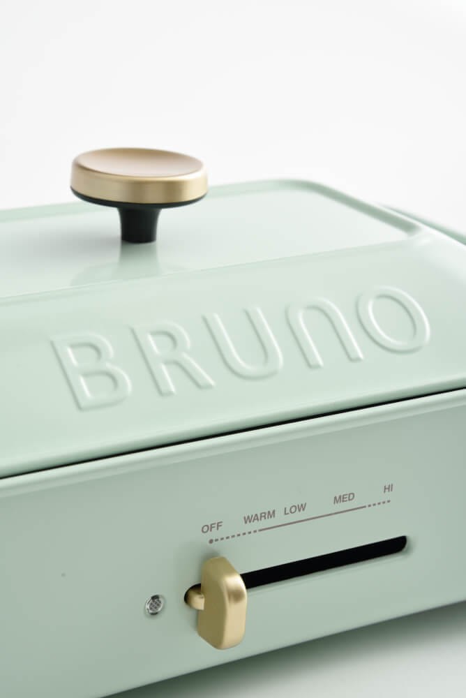 กระทะไฟฟ้าอเนกประสงค์ BRUNO COMPACT HOT PLATE BOE021-WAKAKUSA สีเขียว_1