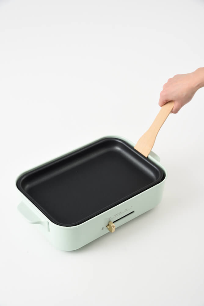 กระทะไฟฟ้าอเนกประสงค์ BRUNO COMPACT HOT PLATE BOE021-WAKAKUSA สีเขียว_3