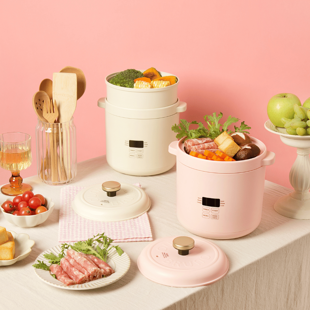 หม้อหุงข้าว อเนกประสงค์ BRUNO MULTI-FUNCTION MINI RICE COOKER BOE127-IV สีขาว_1