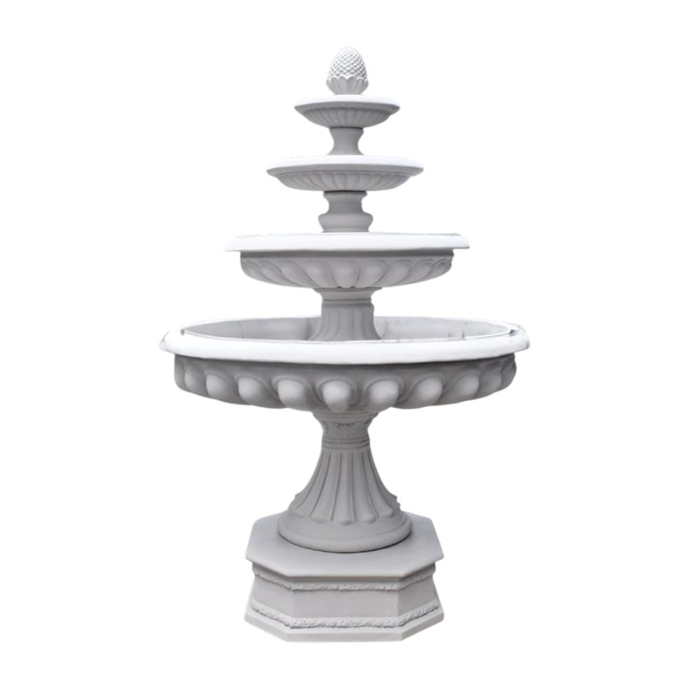 น้ำพุ ARTGARDEN & DECOR NEW LOTUS 150 CM.,สีปูนเปลือย