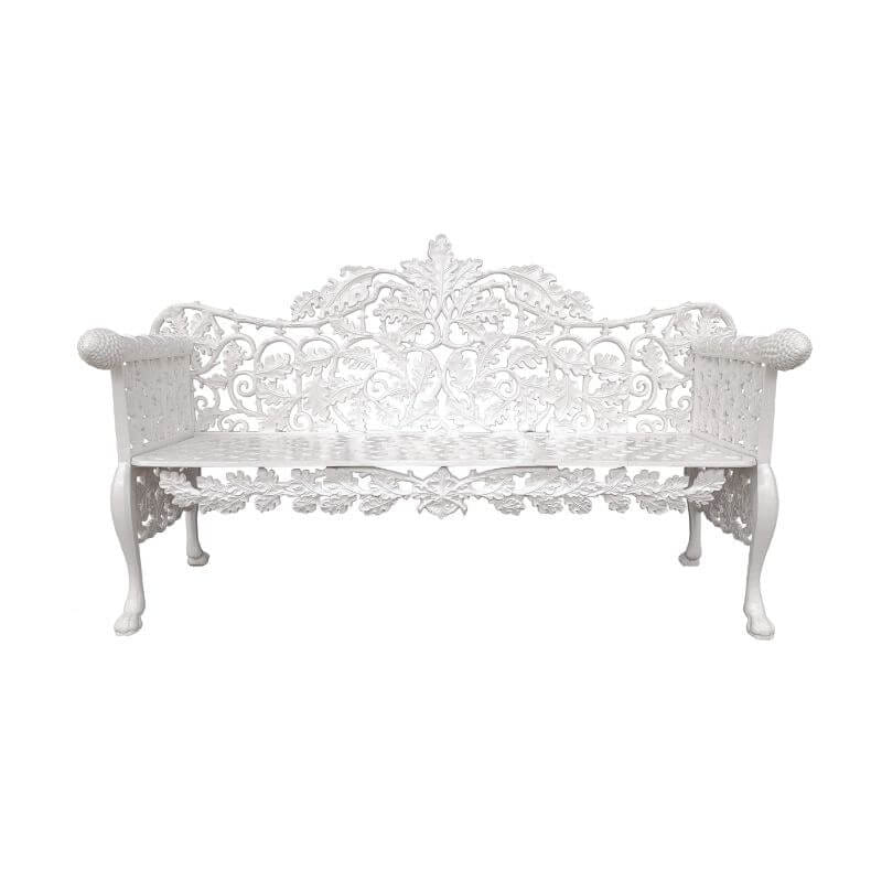 ม้านั่งสนาม ARTGARDEN &DECOR ICV-0023 DIA 70*183*123 CM. สีขาวเงา_1