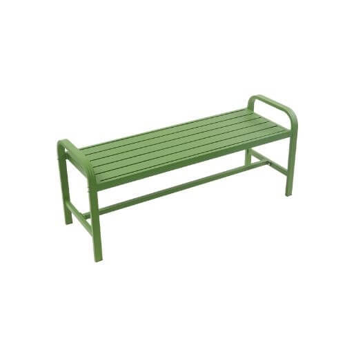 ม้านั่งสนามอะลูมิเนียม ARTGARDEN & DECOR รุ่น LOFT CHAIR ขนาด 125*42*52 ซม สีเขียว