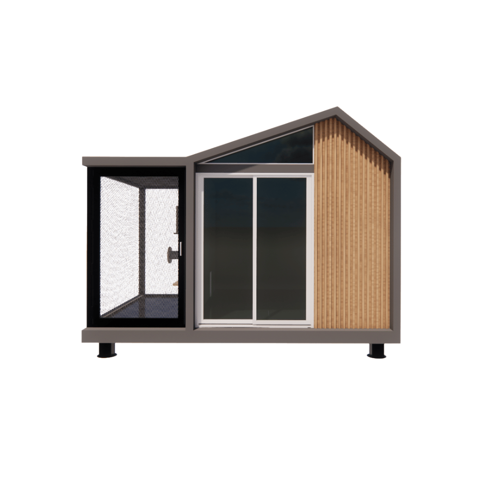 บ้านสัตว์เลี้ยง MUMU D&C PET HOUSE รุ่น LOFT DEN ขนาด 180X250X200 ซม._0