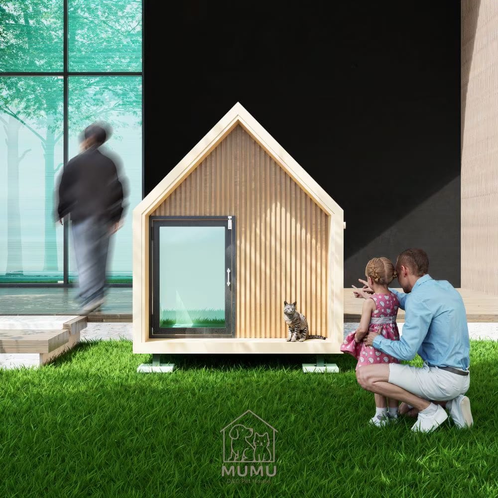 บ้านสัตว์เลี้ยง MUMU D&C PET HOUSE รุ่น NORDIC NEST 170X150X180 ซม._4