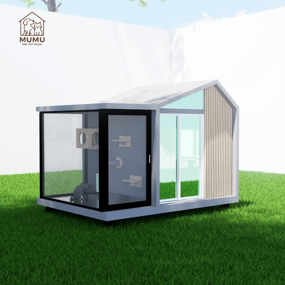 บ้านสัตว์เลี้ยง MUMU D&C PET HOUSE รุ่น LOFT DEN ขนาด 180X250X200 ซม._5