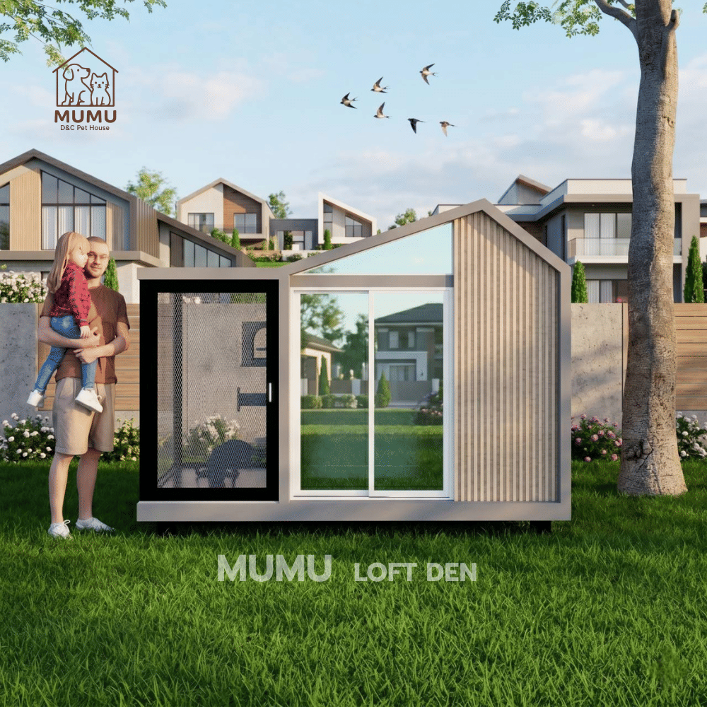 บ้านสัตว์เลี้ยง MUMU D&C PET HOUSE รุ่น LOFT DEN ขนาด 180X250X200 ซม._6