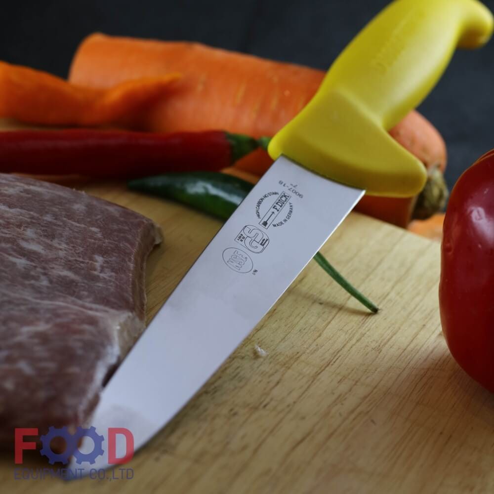 มีดเชฟ F. DICK (7 INCH) มีดเยอรมัน มีดตัดแต่งเนื้อ STICKING KNIFE, YELLOW HANDLE NO. 9007-18_2