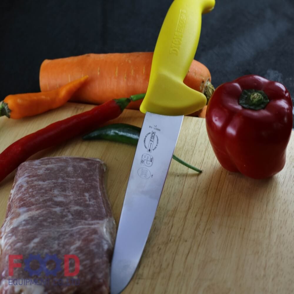 มีดเชฟ F. DICK (7 INCH) มีดเยอรมัน มีดตัดแต่งเนื้อ STICKING KNIFE, YELLOW HANDLE NO. 9007-18_3