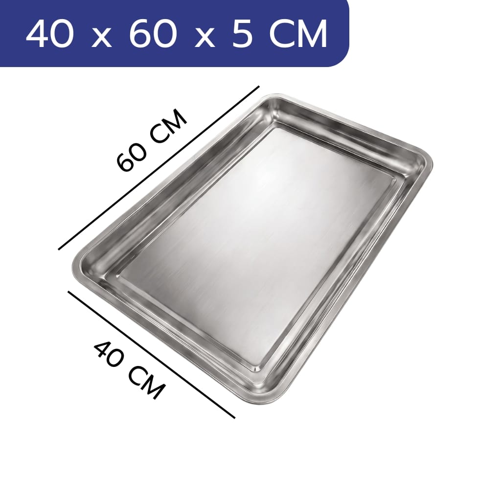 ถาดสแตนเลส เกรด 304 FOOD EQUIPMENT แบบทึบ ขนาด 40X60 ซม._2