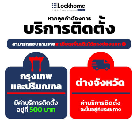 กลอนดิจิตอล LOCKHOME รุ่น MOTION PRO FG ระบบสแกนนิ้ว สีดำ สำหรับประตูบานผลัก_6