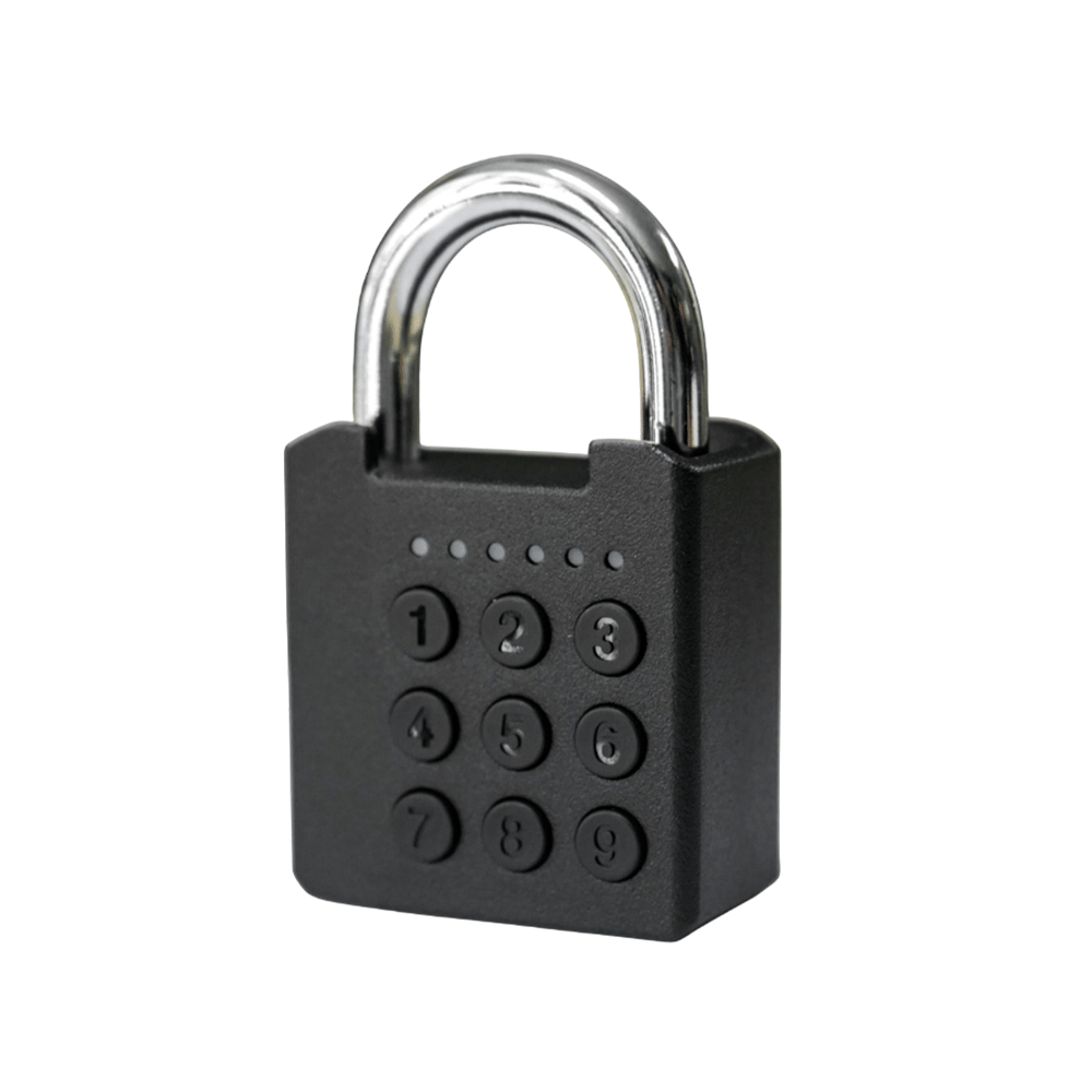 กุญแจคล้องสมาร์ทล็อก LOCKHOME รุ่น LH931 สีดำ กันน้ำ IPX5 พร้อมกุญแจฉุกเฉิน_0