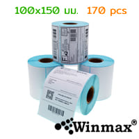 กระดาษสติ๊กเกอร์ความร้อน WINMAX ST100150 ขนาด 100&times;150 MM แบบม้วน 170 PCS