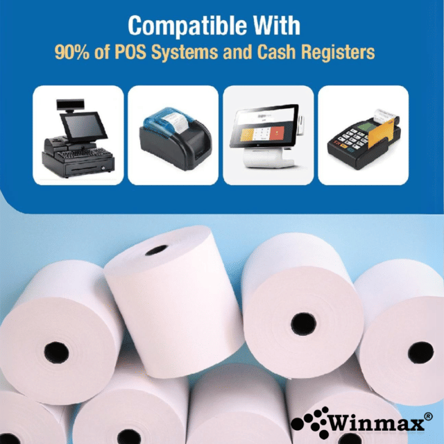 กระดาษความร้อน WINMAX P808 ขนาด 80*80 MM. 10 ม้วน_2