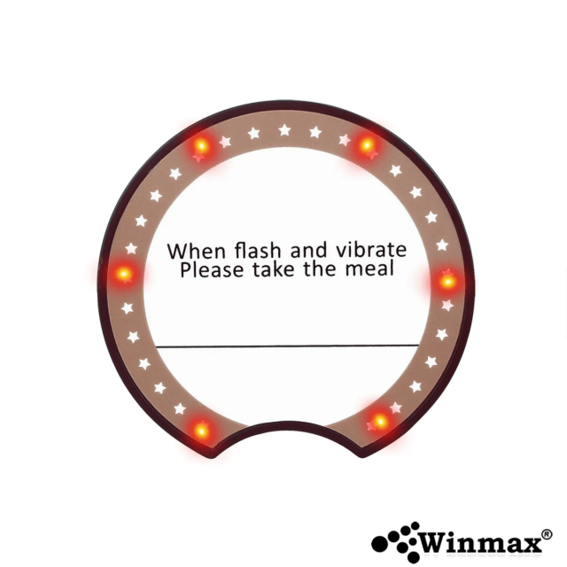 เครื่องเรียกคิวไร้สาย WINMAX จำนวน 10 คิว รุ่น P712 สีดำ_5