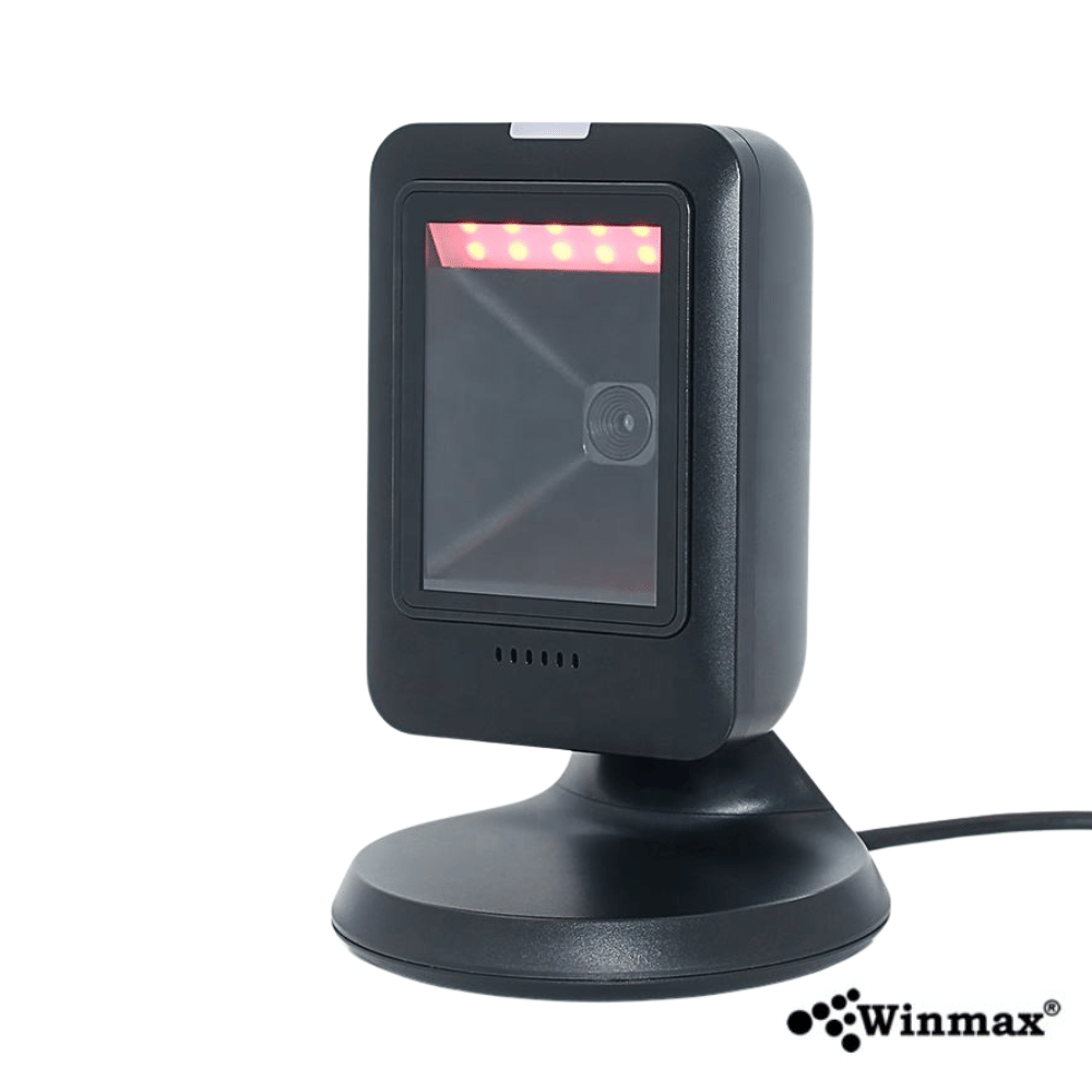 เครื่องสแกนบาร์โค้ดตั้งโต๊ะ WINMAX รุ่น MP6300 สีดำ (2D QR CODE)_0