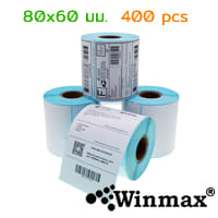 กระดาษสติ๊กเกอร์บาร์โค้ด WINMAX-ST8060 80×60 MM 400 ดวง_1