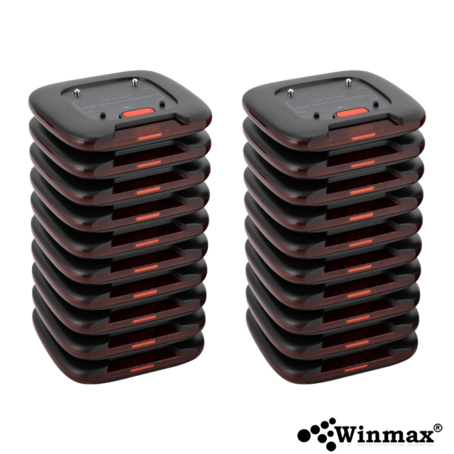 เครื่องเรียกคิวไร้สาย WINMAX จำนวน 20 คิว รุ่น P732 สีดำ_3