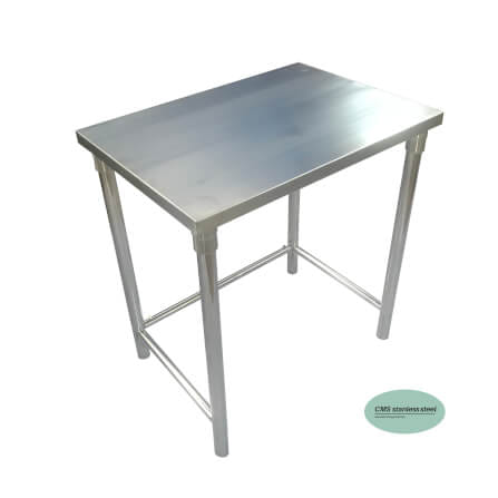 โต๊ะอเนกประสงค์ สแตนเลส CMS STAINLESS รุ่น CTA-507075A ความหนา 1 มม.ขนาด 50X70X75 ซม._0