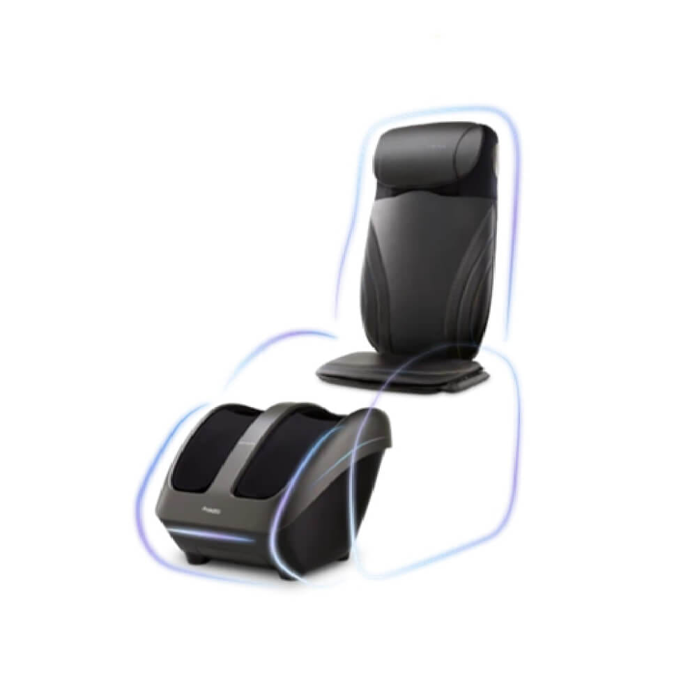 เบาะนวดไฟฟ้า พร้อมเครื่องนวดขาอัจฉริยะ OSIM รุ่น INVISIBLE MASSAGE CHAIR ดำ_7