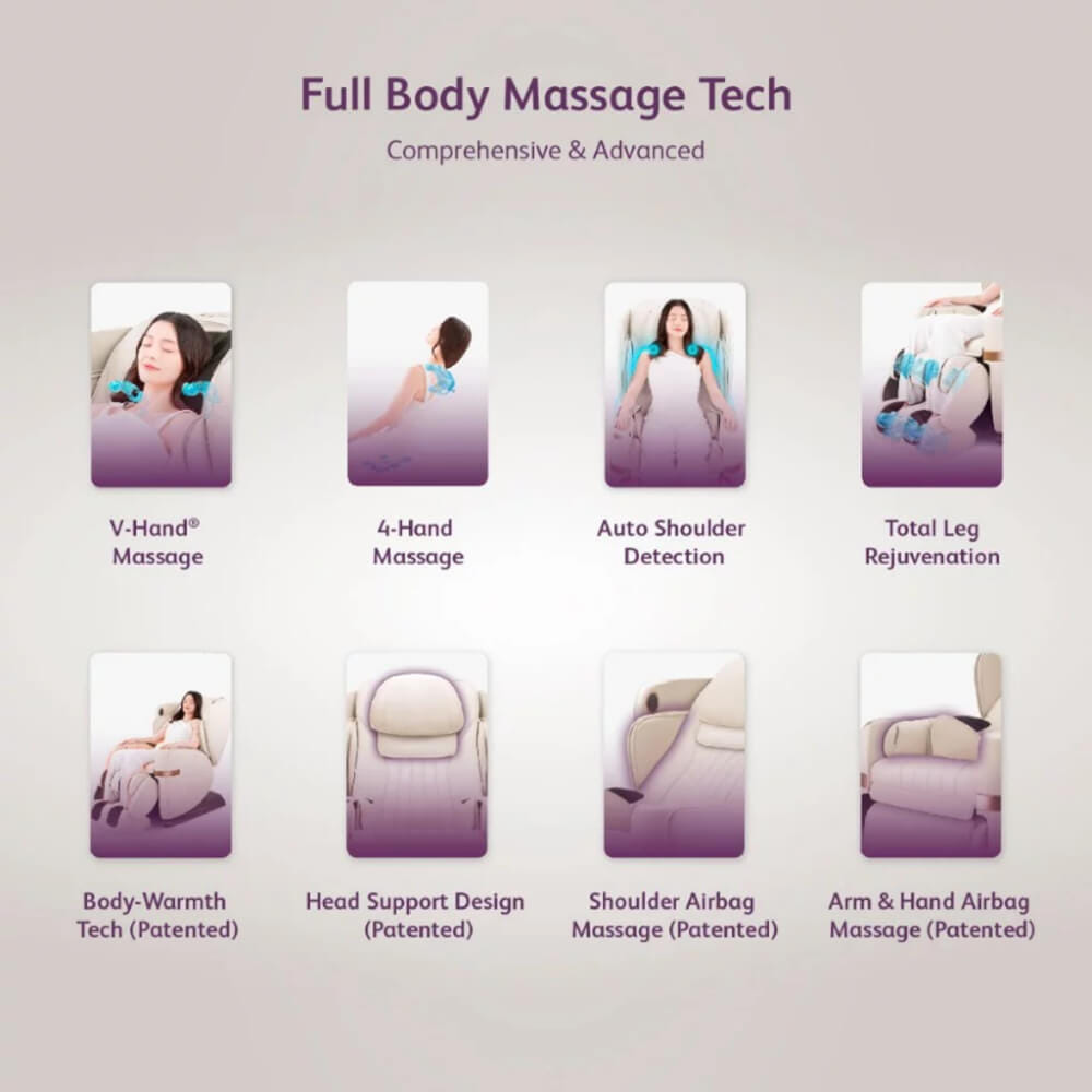 เก้าอี้นวดไฟฟ้า OSIM รุ่น UDIVINE V3 MASSAGE CHAIR เบจ