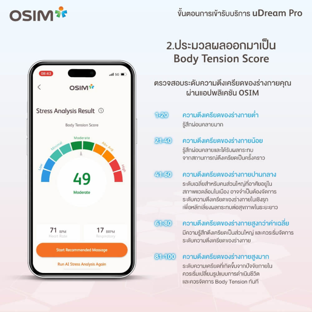 เก้าอี้นวดไฟฟ้า OSIM รุ่น UDREAM PRO WELL-BEING MASSAGE CHAIR ดำ_3