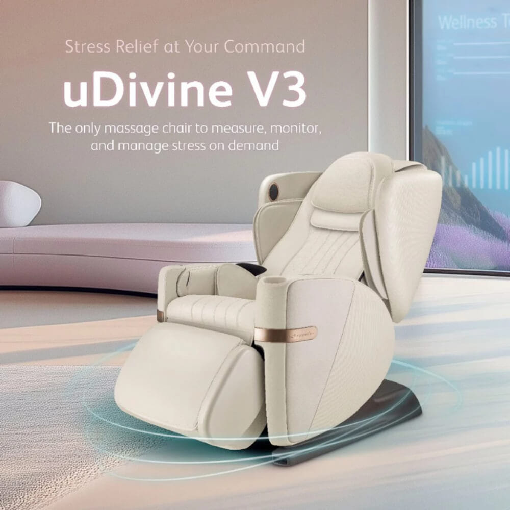 เก้าอี้นวดไฟฟ้า OSIM รุ่น UDIVINE V3 MASSAGE CHAIR เบจ