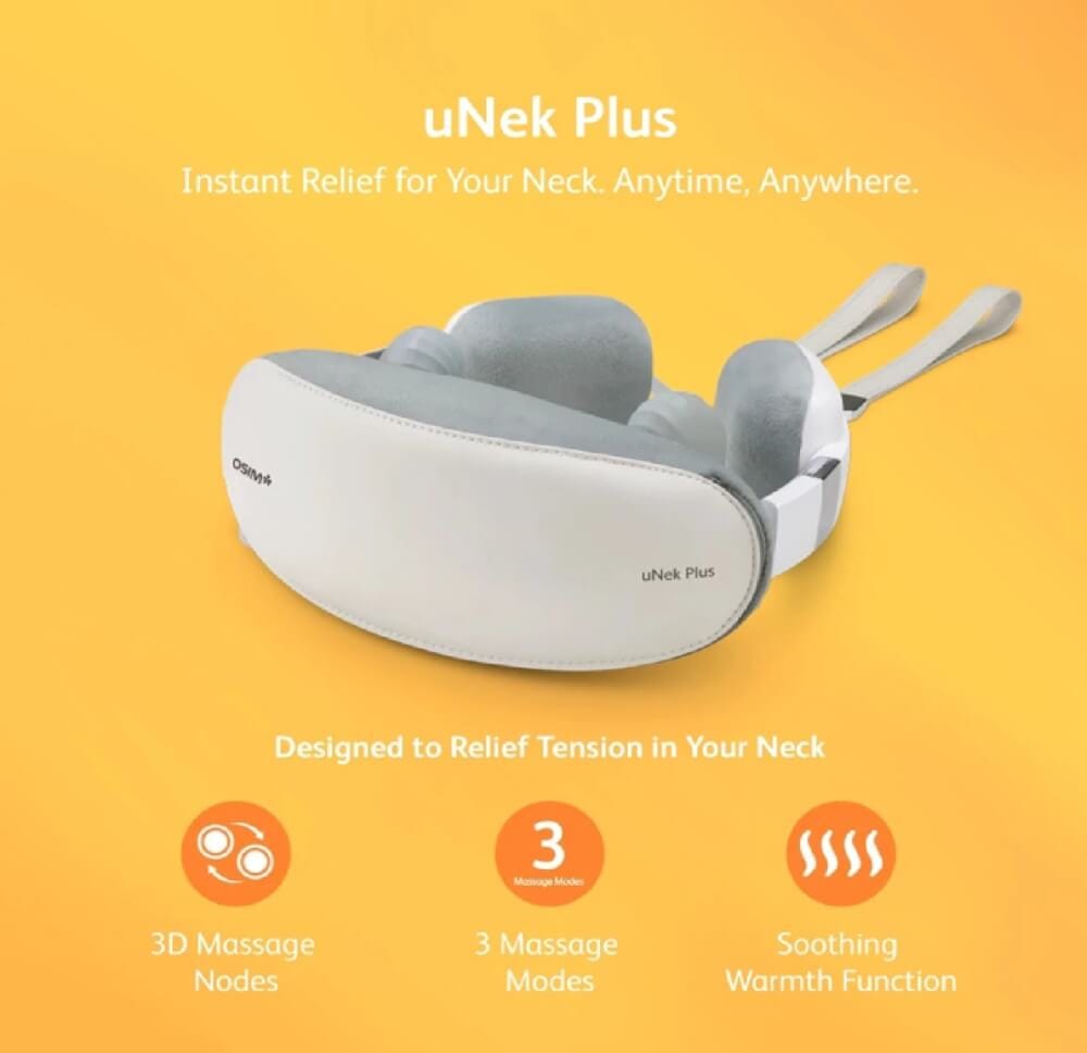 เครื่องนวดคอ ขนาดพกพา OSIM รุ่น UNEK PLUS เทา