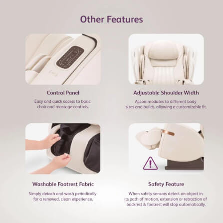 เก้าอี้นวดไฟฟ้า OSIM รุ่น UDIVINE V3 MASSAGE CHAIR เบจ_3