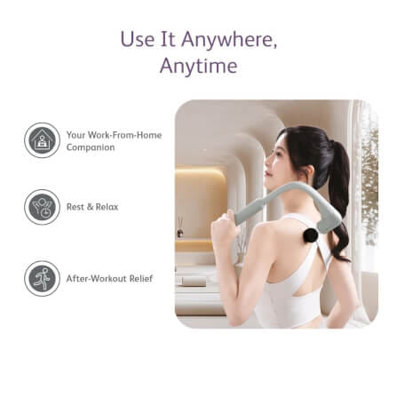 ปืนนวดไฟฟ้า OSIM รุ่น UGUN 360 เทา_5