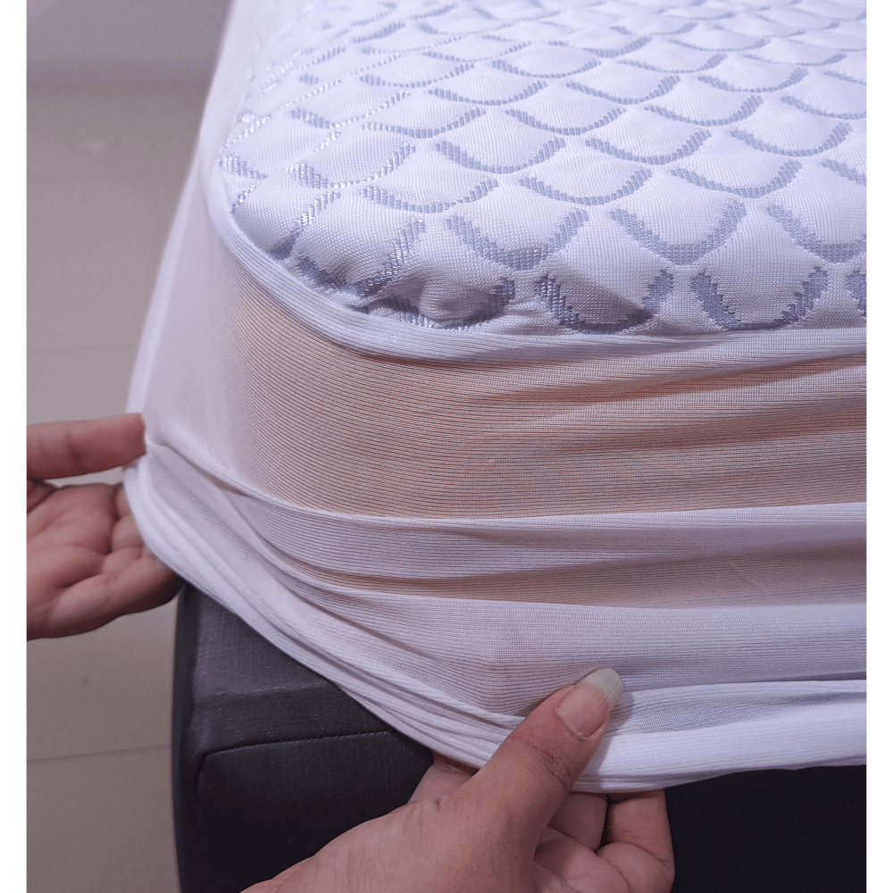 ผ้ารองกันเปื้อนกันน้ำ 5 ฟุต ZLEEP O&rsquo;CLOCK COOLING SHIELD MATTRESS PROTECTOR ปรับอุณหภูมิเย็น