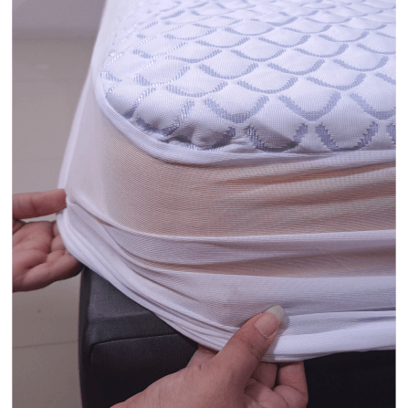 ผ้ารองกันเปื้อนกันน้ำ 5 ฟุต ZLEEP O’CLOCK COOLING SHIELD MATTRESS PROTECTOR ปรับอุณหภูมิเย็น_1