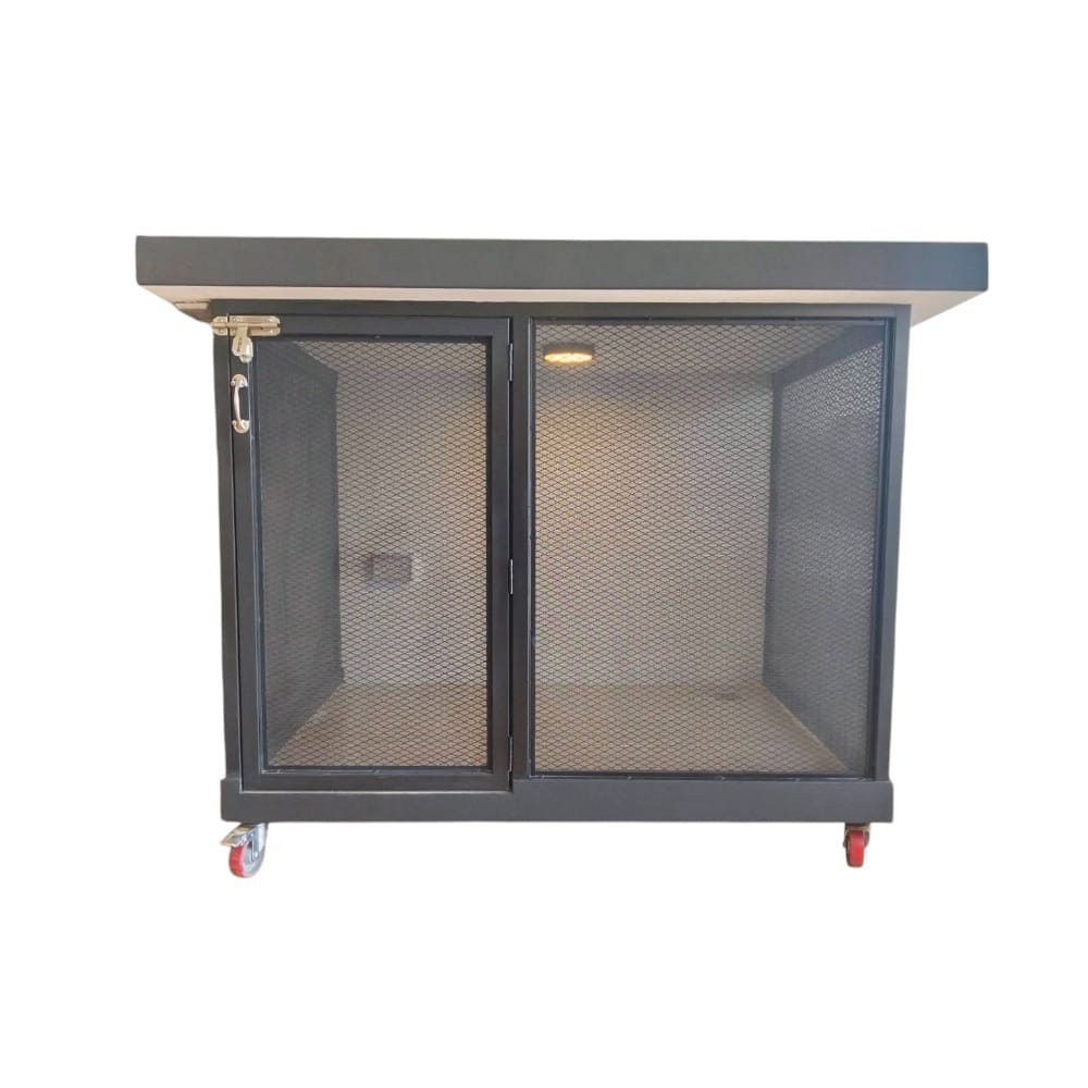 บ้านสัตว์เลี้ยง BIGBOXDESIGN รุ่น METALLIC STYLE-M08 ขนาด 150 X 100 X 125 CM. สีดำ_0