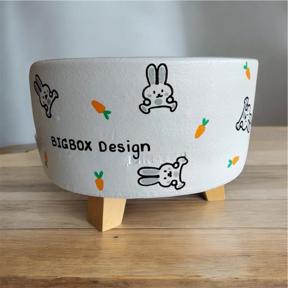 ที่นอนสัตว์เลี้ยง BIGBOXDESIGN รุ่น โซฟาดินเซรามิก ขนาด 14 นิ้ว สีเทา-ลายกระต่าย_3